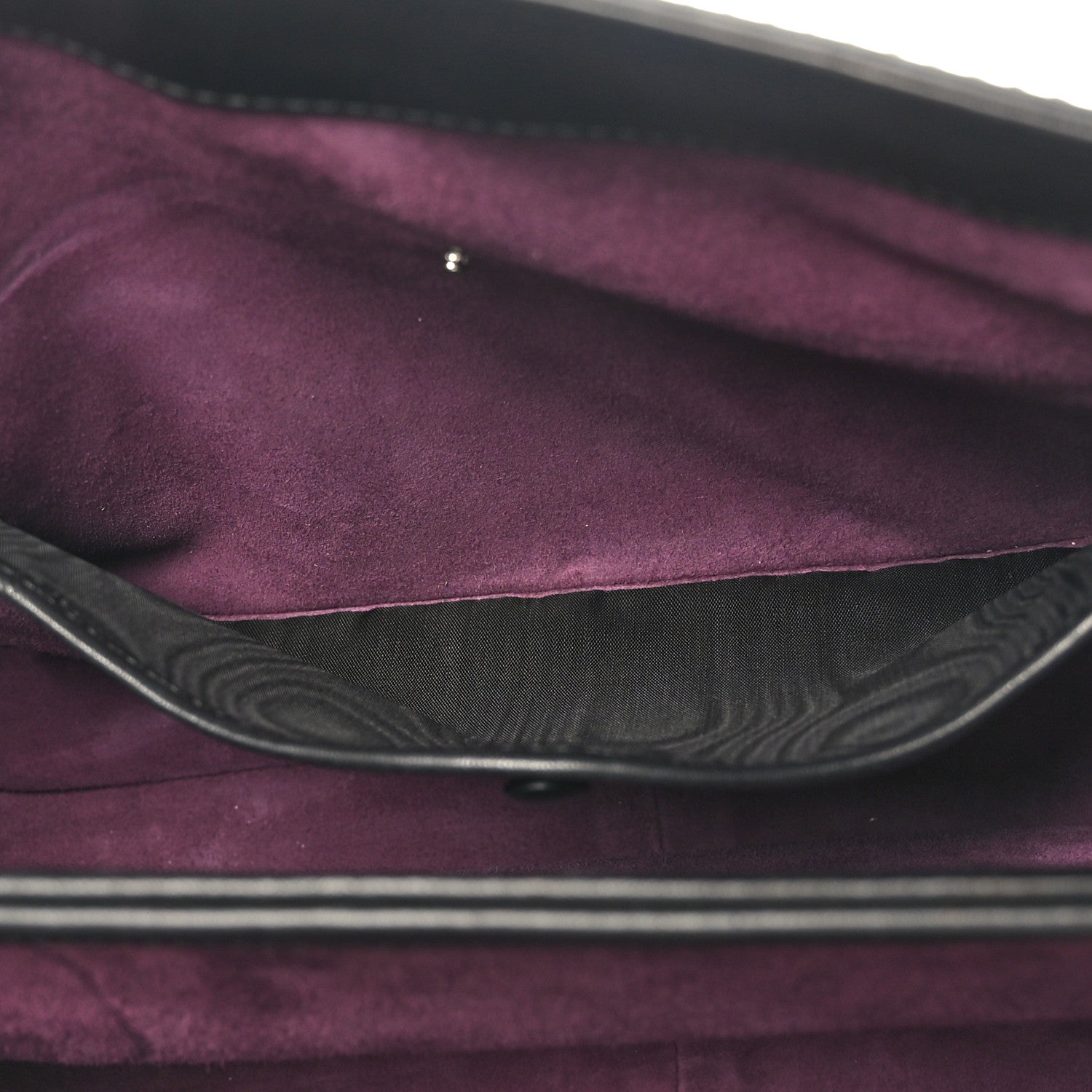 Gucci Regent Calfskin Bamboo Medium Lady Lock Top Handle Bag Black 5 of 10