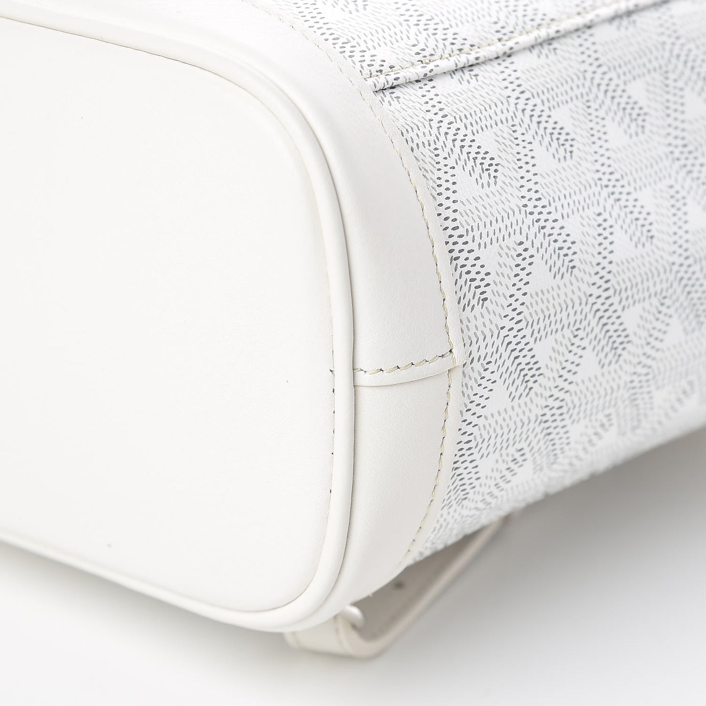 Goyardine Calfskin Mini Alpin Backpack White