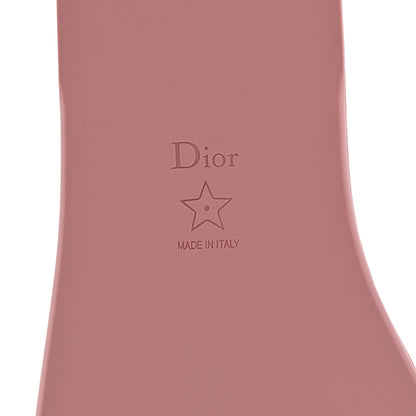 Christian Dior Lambskin Embossed Every-D Flat Slide Sandals 40.5 Chateau Rose 6 of 15