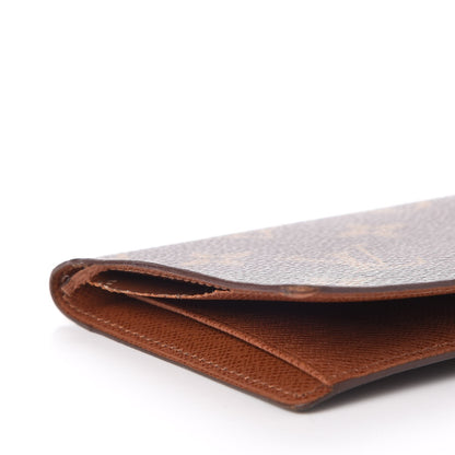 Louis Vuitton Monogram Simple Checkbook Holder Wallet 9 of 10
