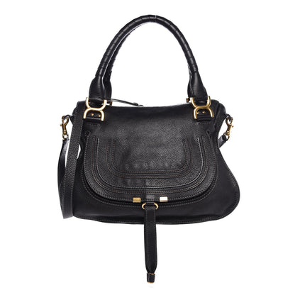 Chloe Calfskin Medium Marcie Satchel Black 1 of 9