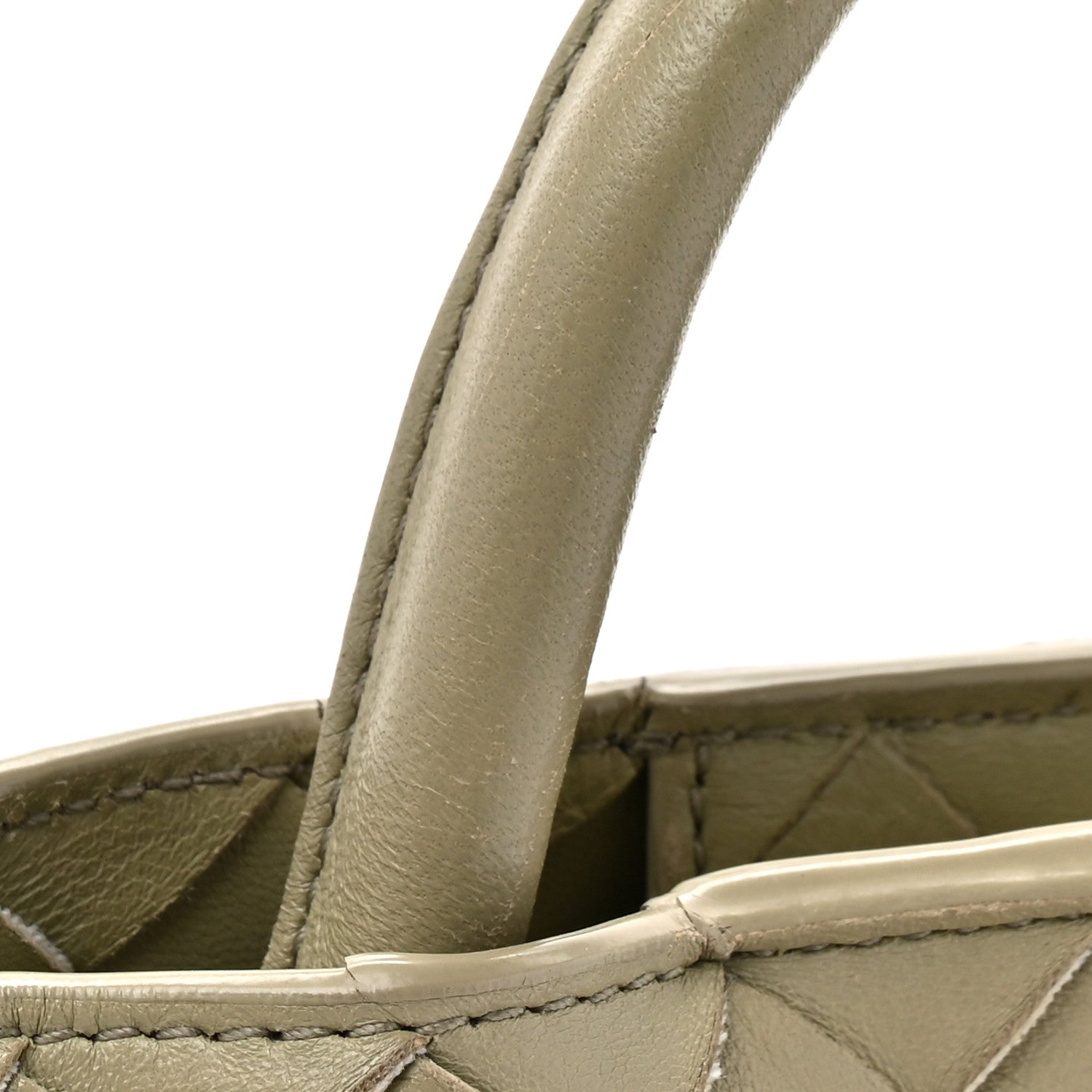 Bottega Veneta Nappa Intrecciato Small Andiamo Shoulder Bag Travertine 13 of 15