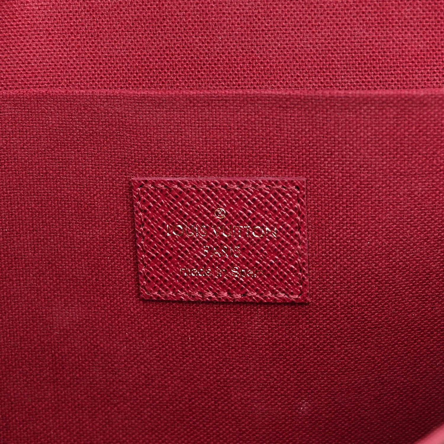 Louis Vuitton Monogram Pochette Felicie Chain Wallet Fuchsia 6 of 10