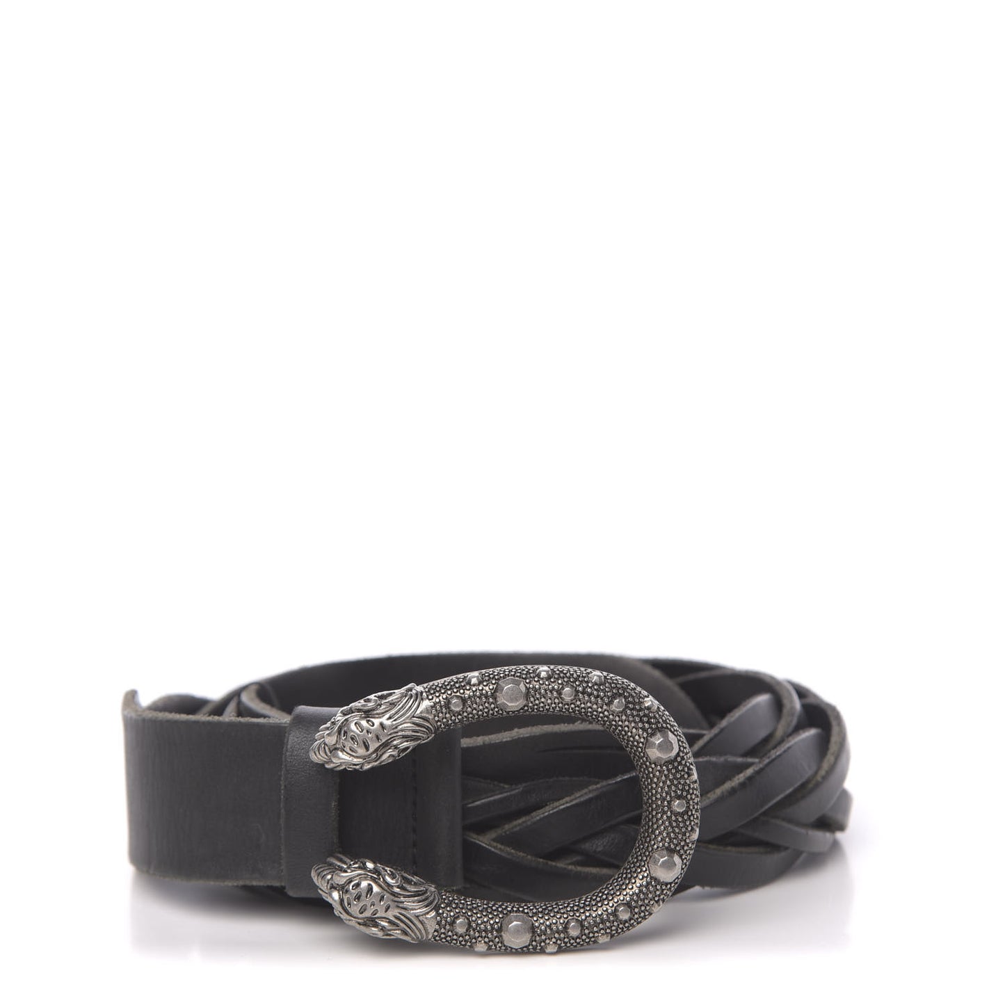 Calfskin Braided Dionysus Belt 95 38 Black