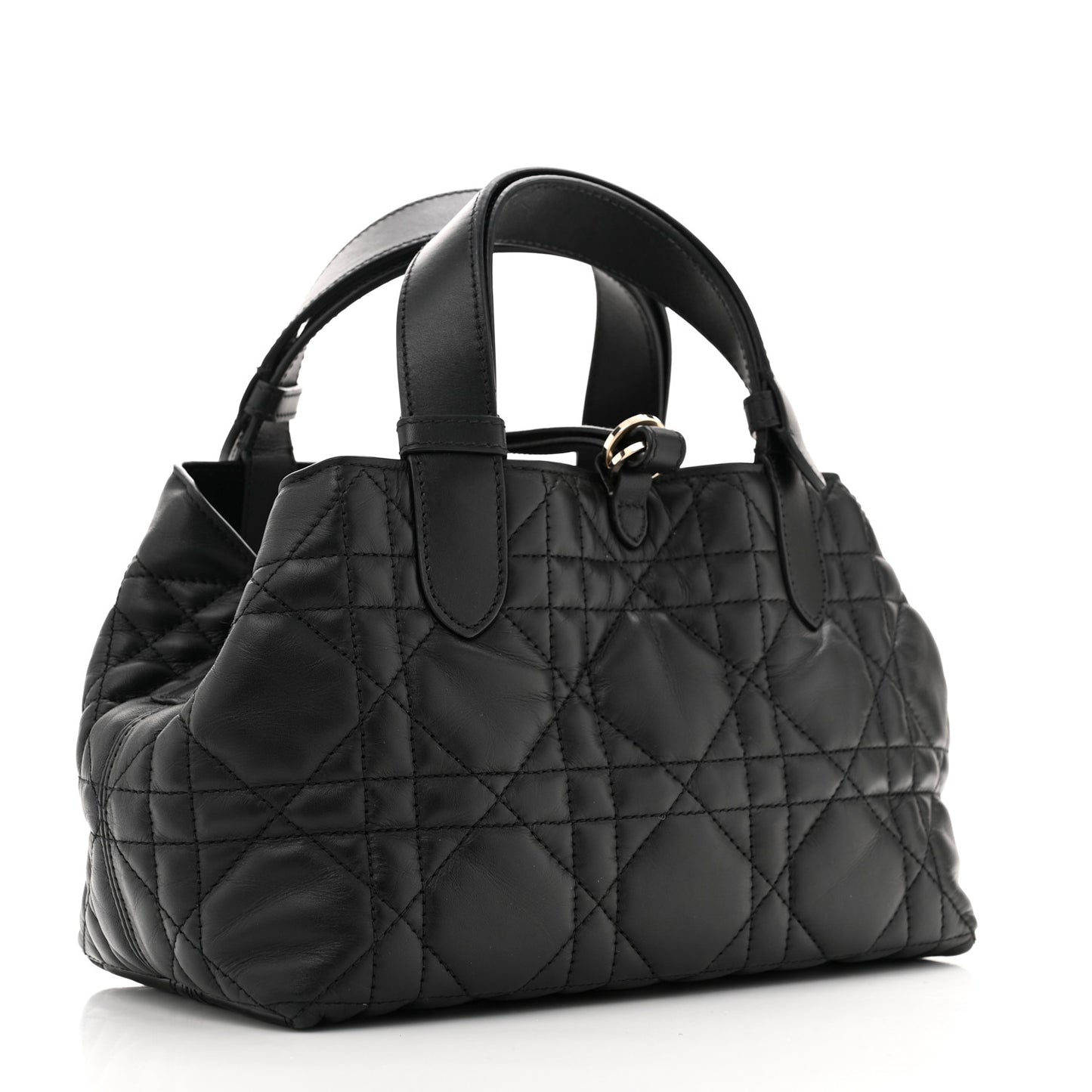 Calfskin Macrocannage Small Toujours Black