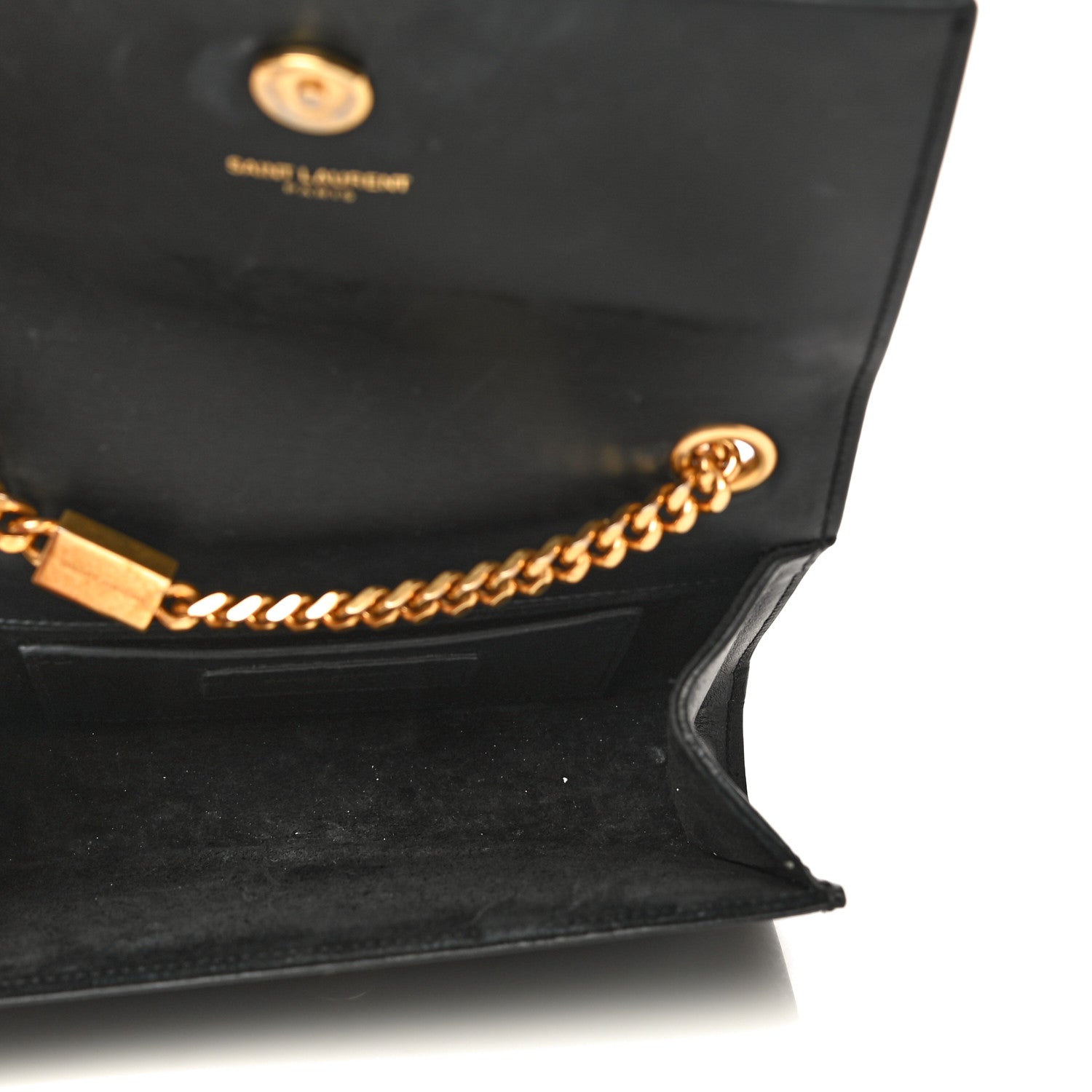 Saint Laurent Calfskin Small Classic Monogram Kate Tassel Satchel Black 5 of 26