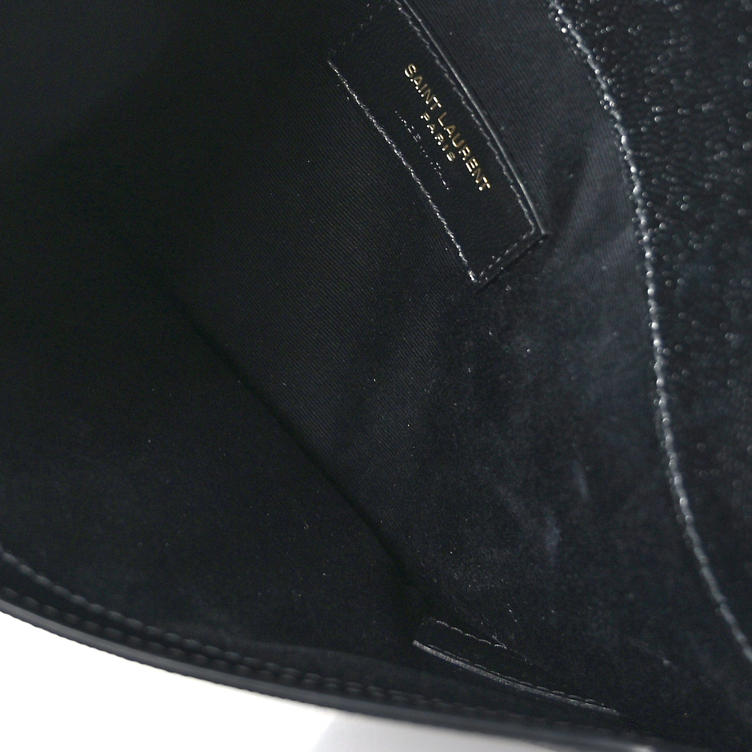 Saint Laurent Grain De Poudre Uptown Pouch Black 5 of 6