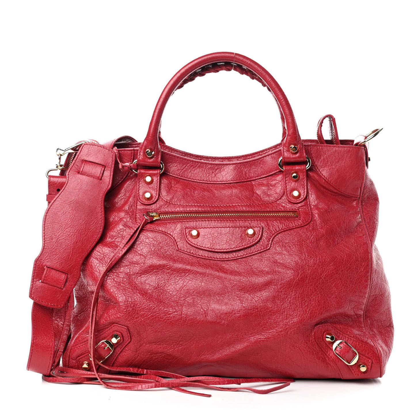 Agneau Classic Gold Hardware Velo Rouge Sapphire