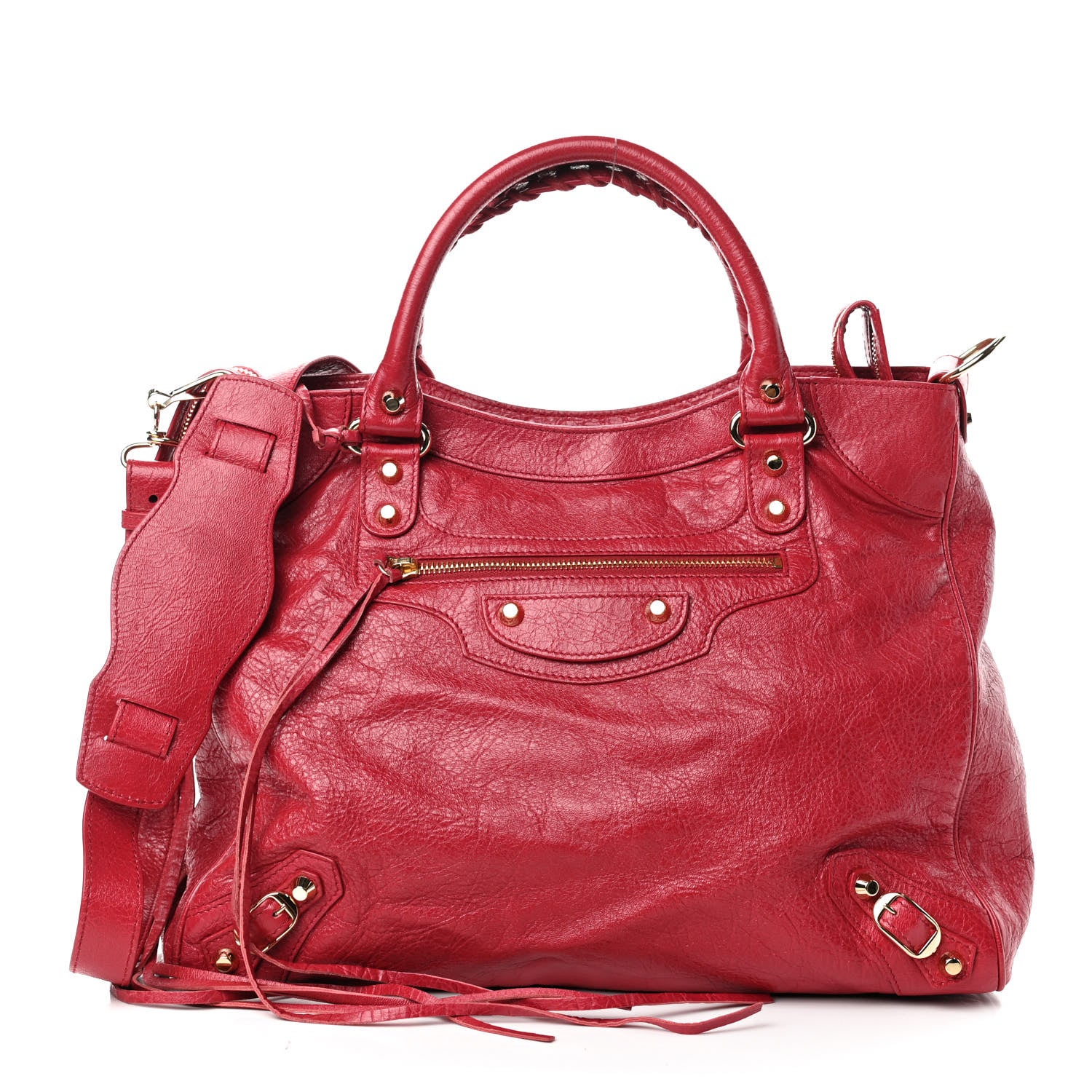 Balenciaga Agneau Classic Gold Hardware Velo Rouge Sapphire 1 of 11