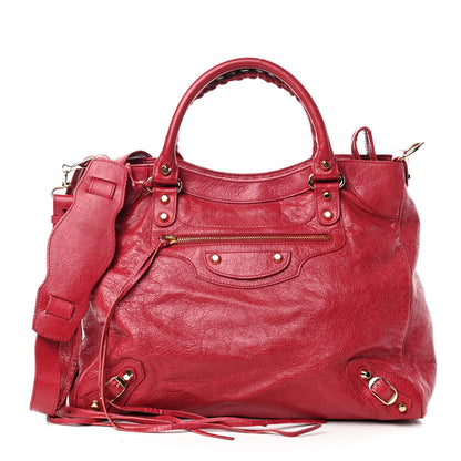 Balenciaga Agneau Classic Gold Hardware Velo Rouge Sapphire 1 of 11