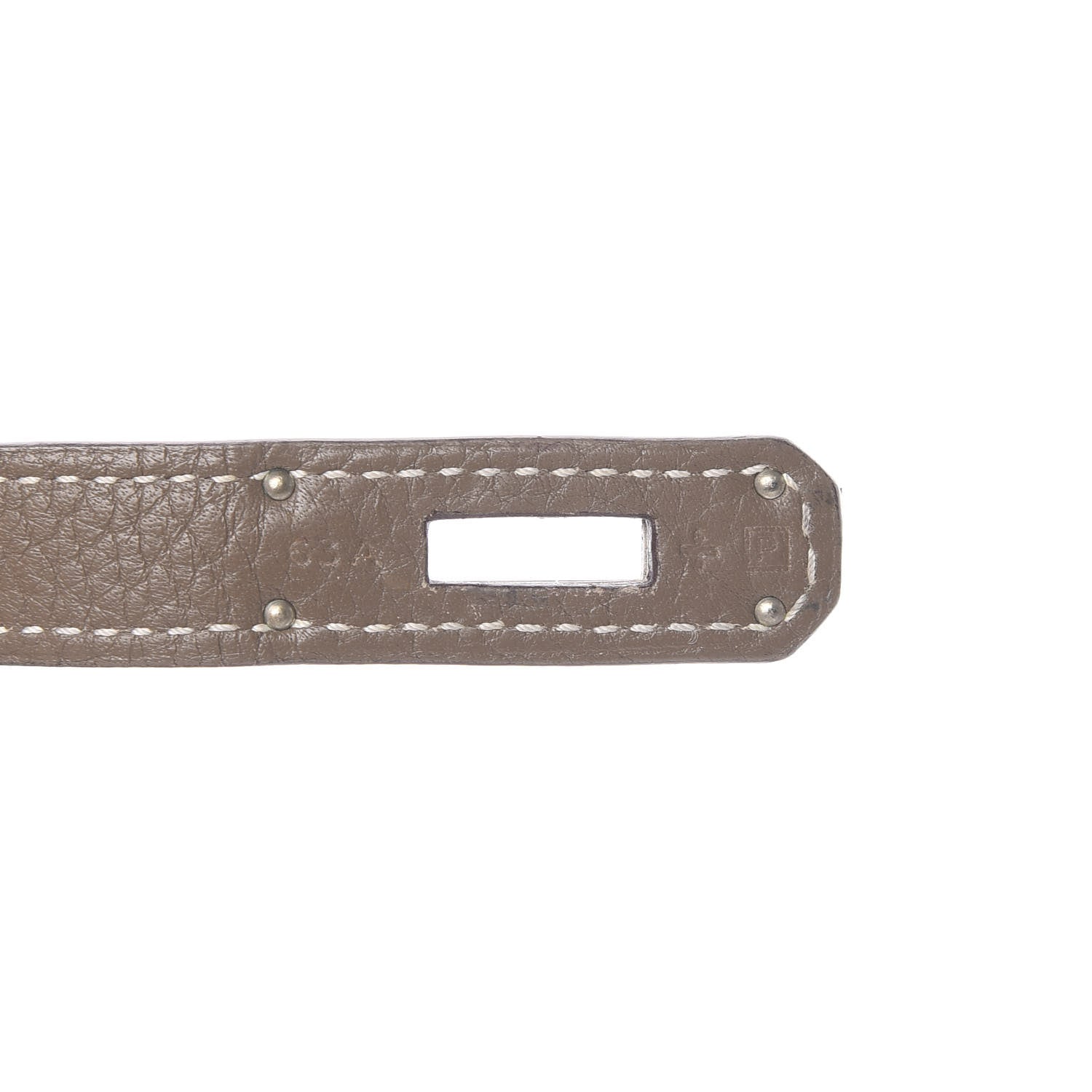 Hermes Taurillon Clemence Kelly Retourne 32 Etoupe 8 of 15