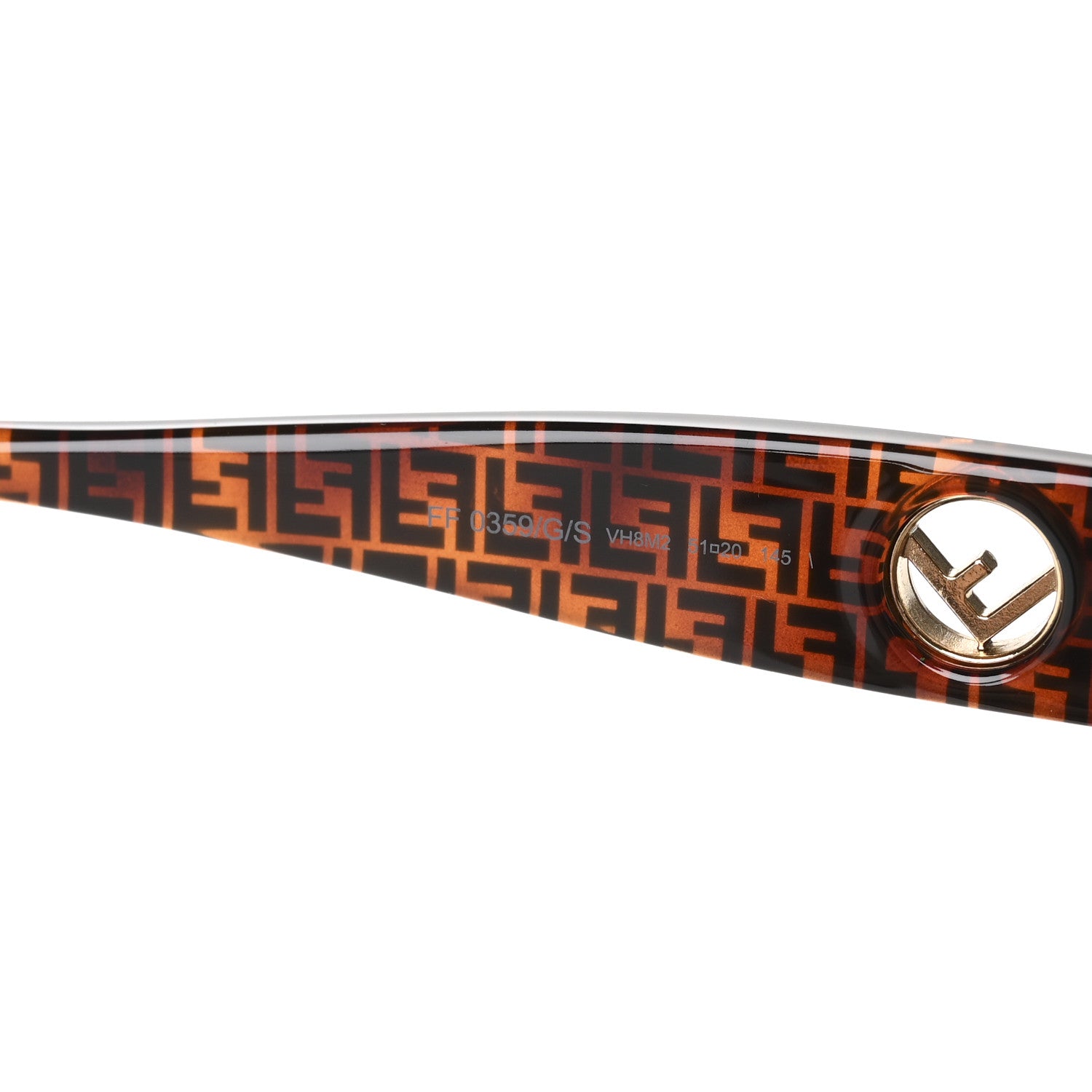 Fendi Acetate F is Fendi FF Cat Eye Sunglasses FF 0359/G/S Havana 5 of 7