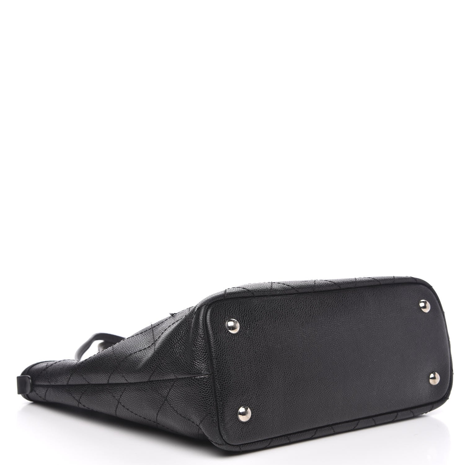 Chanel Grained Calfskin Shopping Fever Tote Black 4 of 18