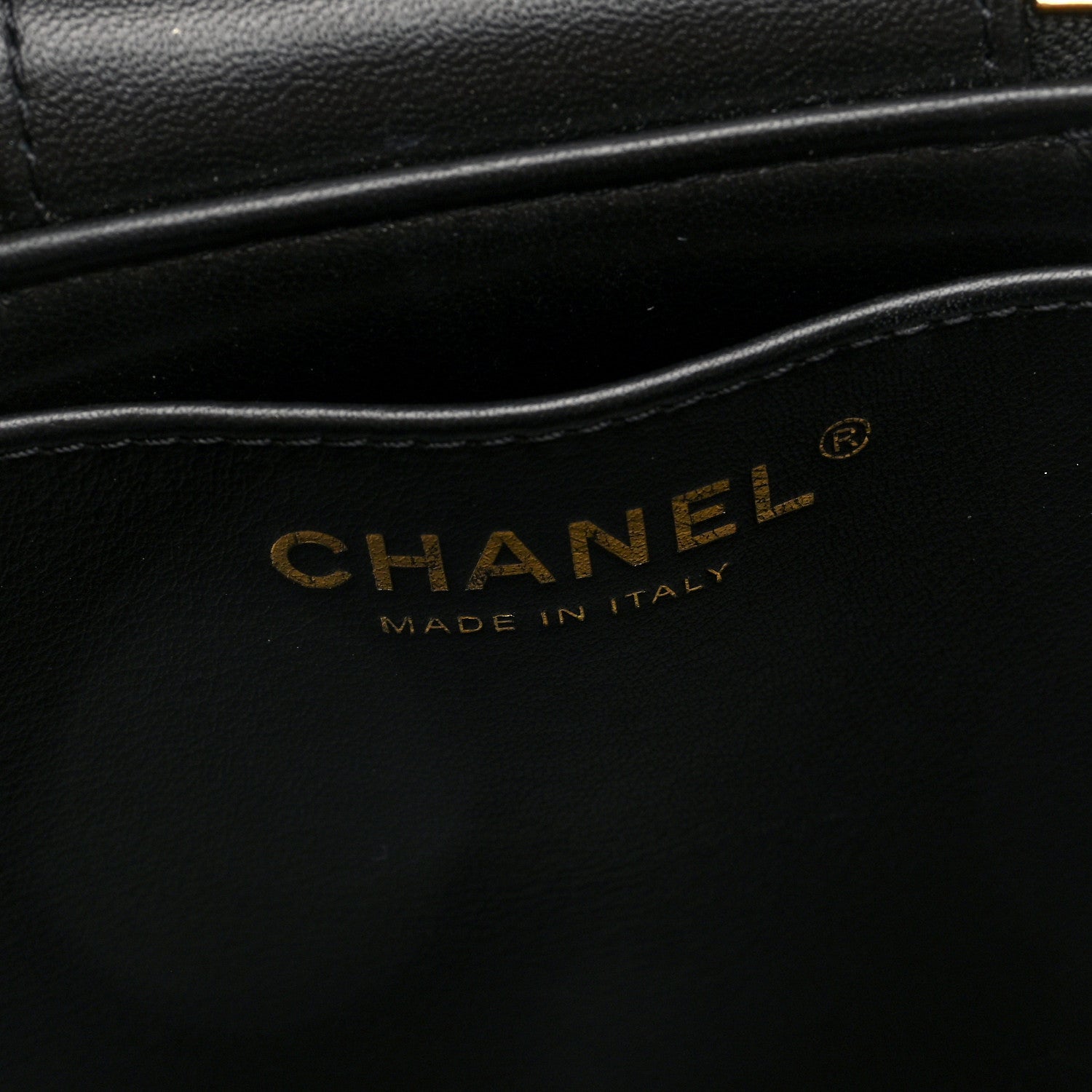 Chanel Lambskin Quilted Trendy Vanity Case Black 6 of 10