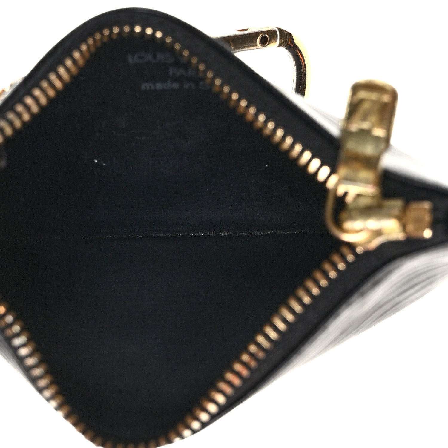 Louis Vuitton Epi Key Pouch Black 5 of 9