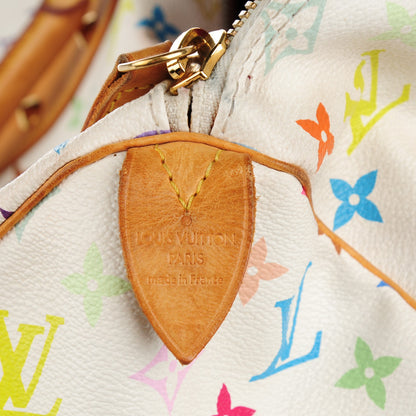 Louis Vuitton Monogram Multicolor Keepall 45 White 2 of 10