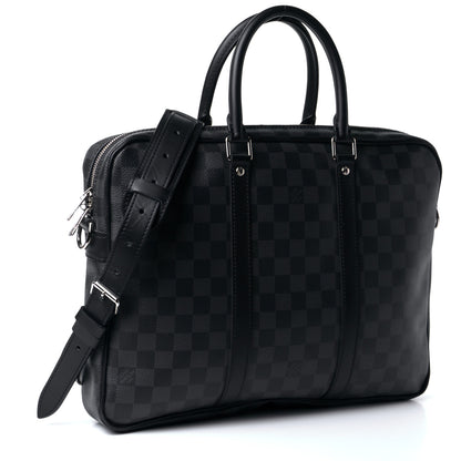 Louis Vuitton Damier Graphite Porte Documents Voyage PM 2 of 4