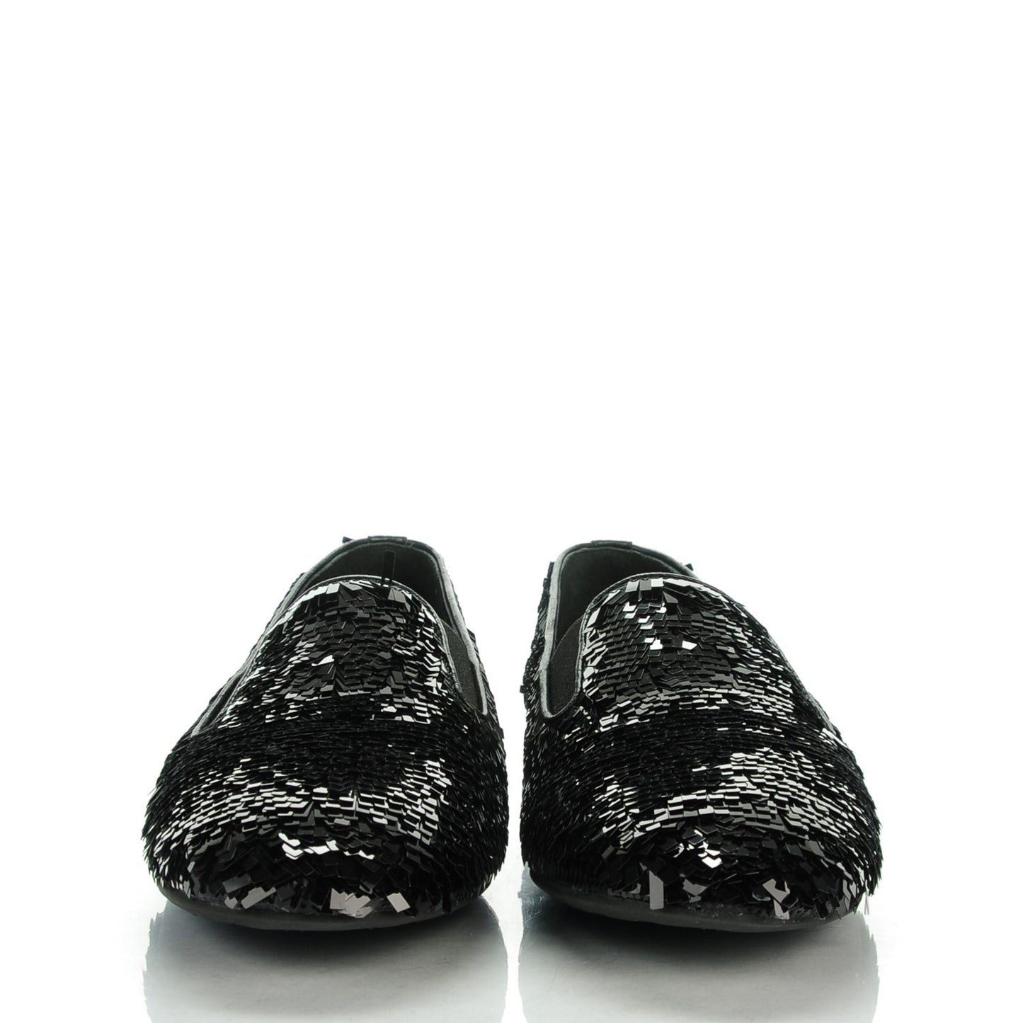 Sequin CC Loafers 38.5 Black