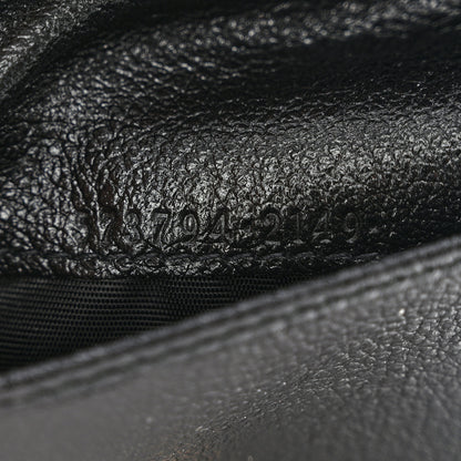 Gucci Textured Calfskin Web Rajah Trifold Black 8 of 10