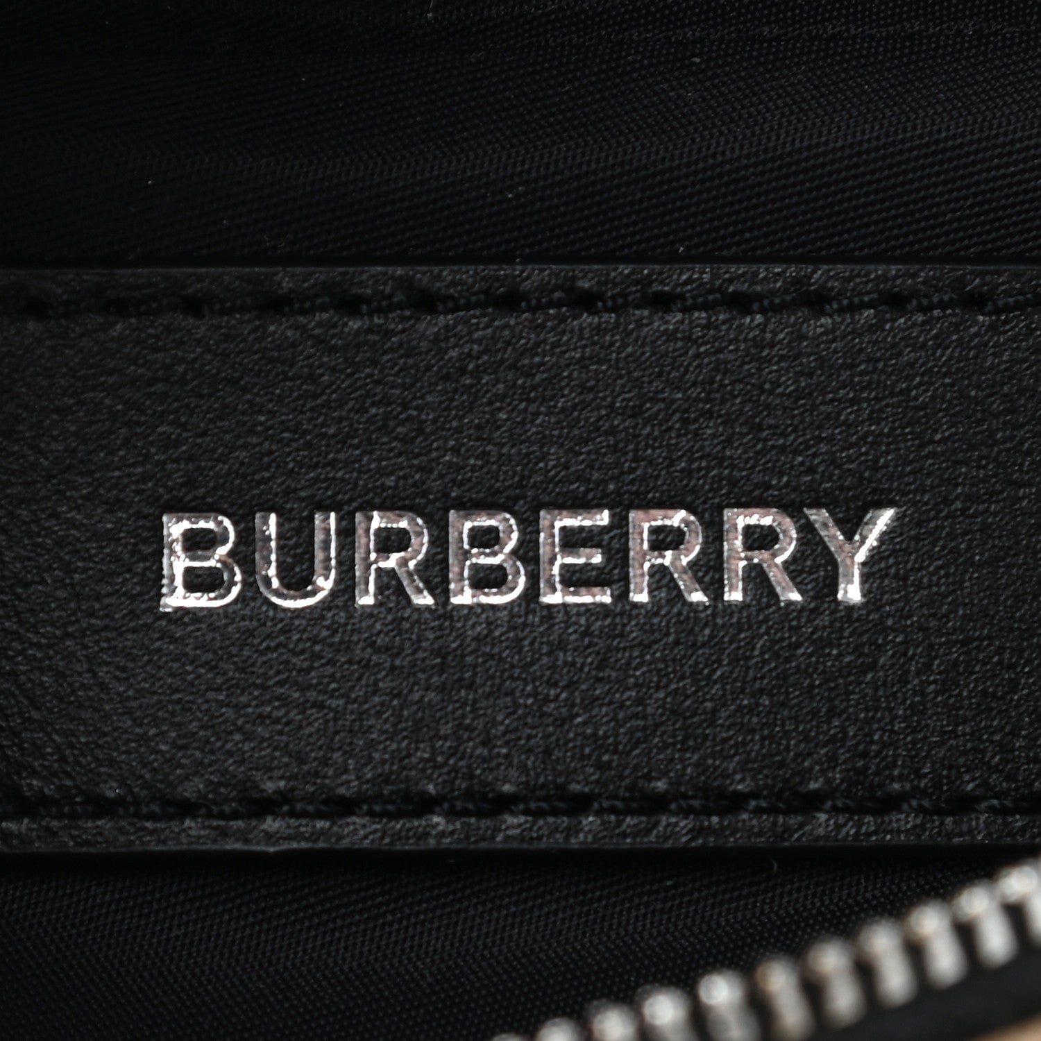Burberry Cotton Vintage Check Sonny Bum Bag Keychain Charm Archive Beige 5 of 10