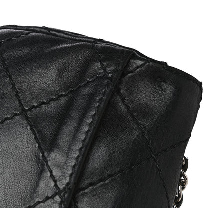 Chanel Lambskin Small Stitched Mini Flap Black 7 of 23