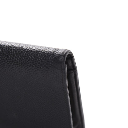 Chanel Caviar Timeless CC Compact French Wallet Black 11 of 11