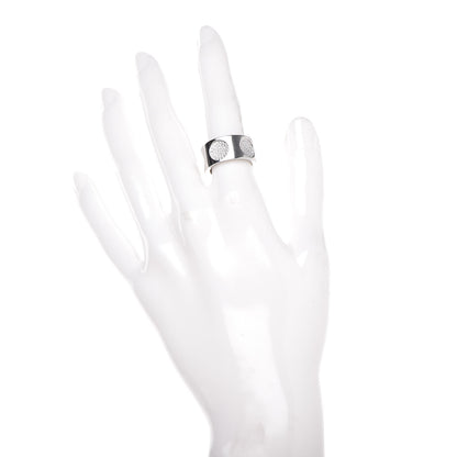 Louis Vuitton 18K White Gold Diamond Empreinte Ring 49 4.75 2 of 7