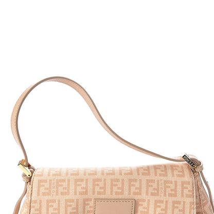 Fendi Zucchino Spalmati Vitello Mini Mama Baguette Vacchetta Camelia 11 of 11