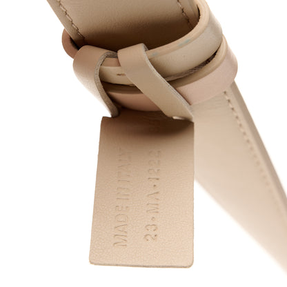 Christian Dior Calfskin D Fence Belt 85 34 Beige 6 of 6