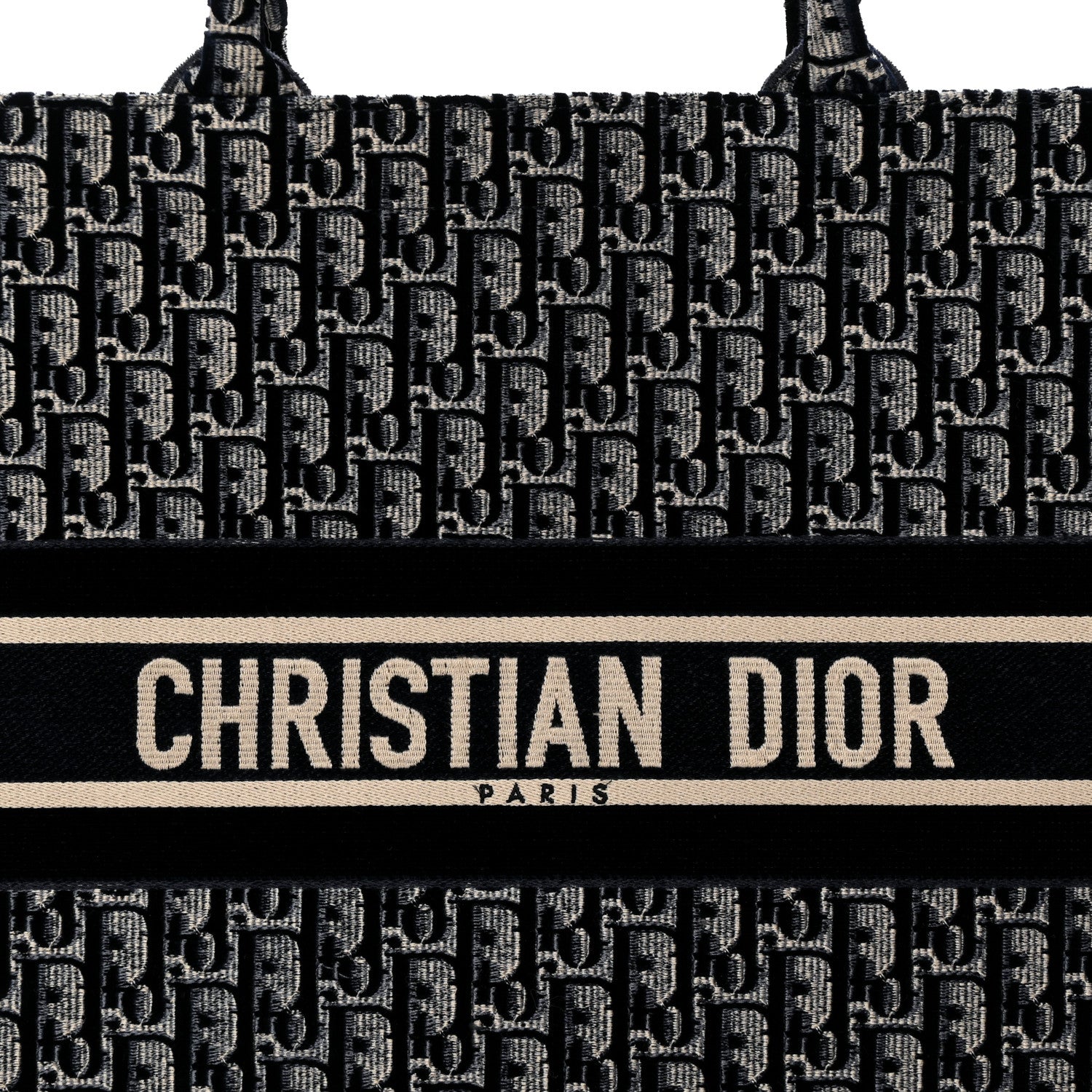 Christian Dior Oblique Velvet Large Book Tote Blue Multicolor Blue Multicolor 8 of 11