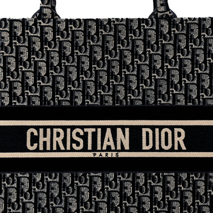 Christian Dior Oblique Velvet Large Book Tote Blue Multicolor Blue Multicolor 8 of 11