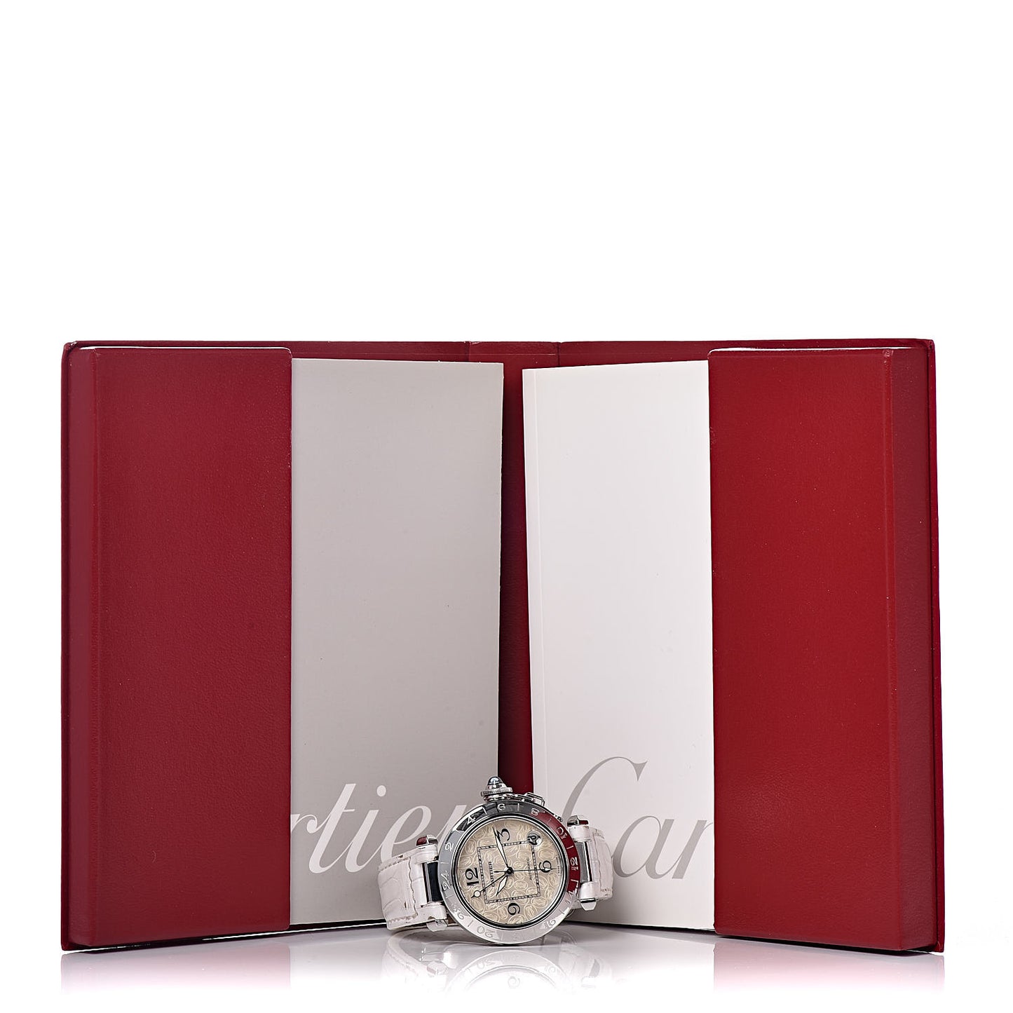 Stainless Steel Alligator Mother of Pearl 35mm Pasha C Automatic Watch