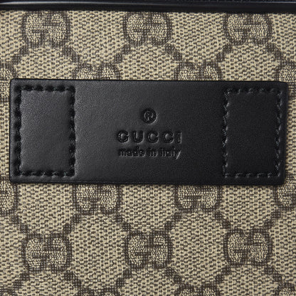 Gucci GG Supreme Monogram Web Belt Bag Black 8 of 9