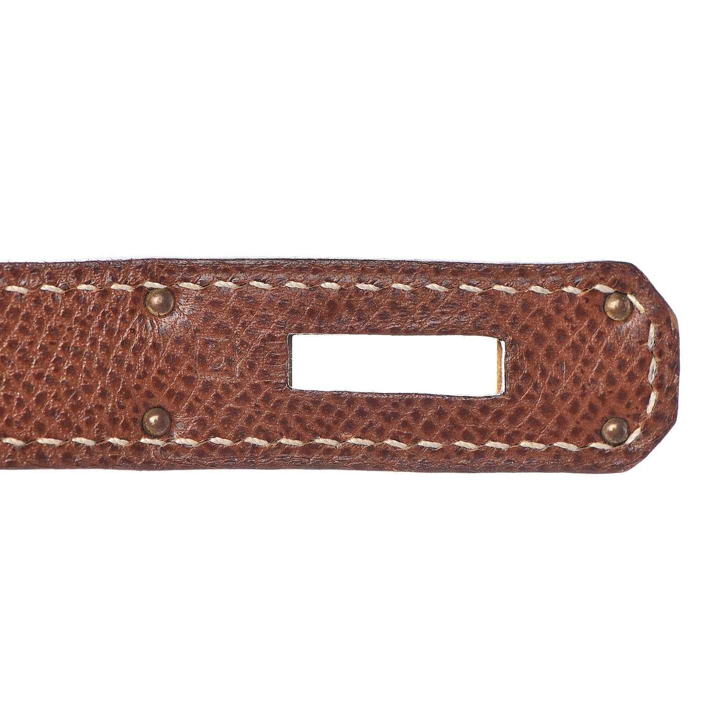 Veau Grain Lisse Kelly Sellier 28 Noisette