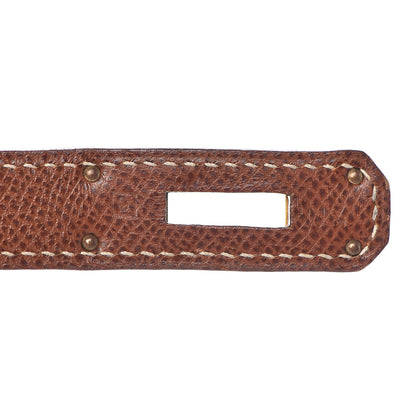 Hermes Veau Grain Lisse Kelly Sellier 28 Noisette 9 of 40