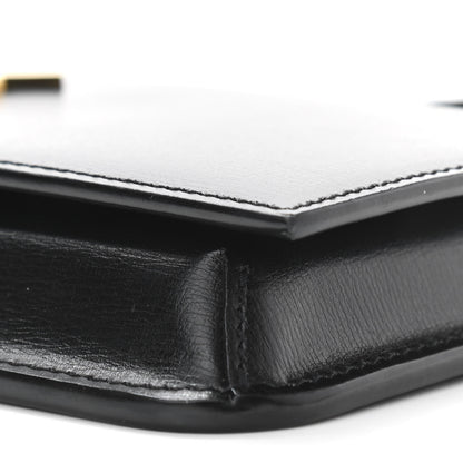 Saint Laurent Smooth Calfskin Monogram Phone Holder Crossbody Black 9 of 10