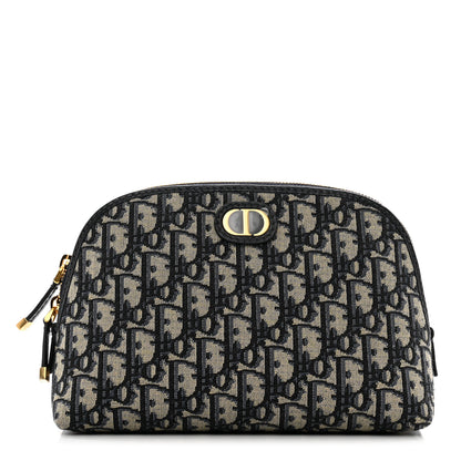 Christian Dior Oblique Montaigne 30 Pouch Blue 1 of 7