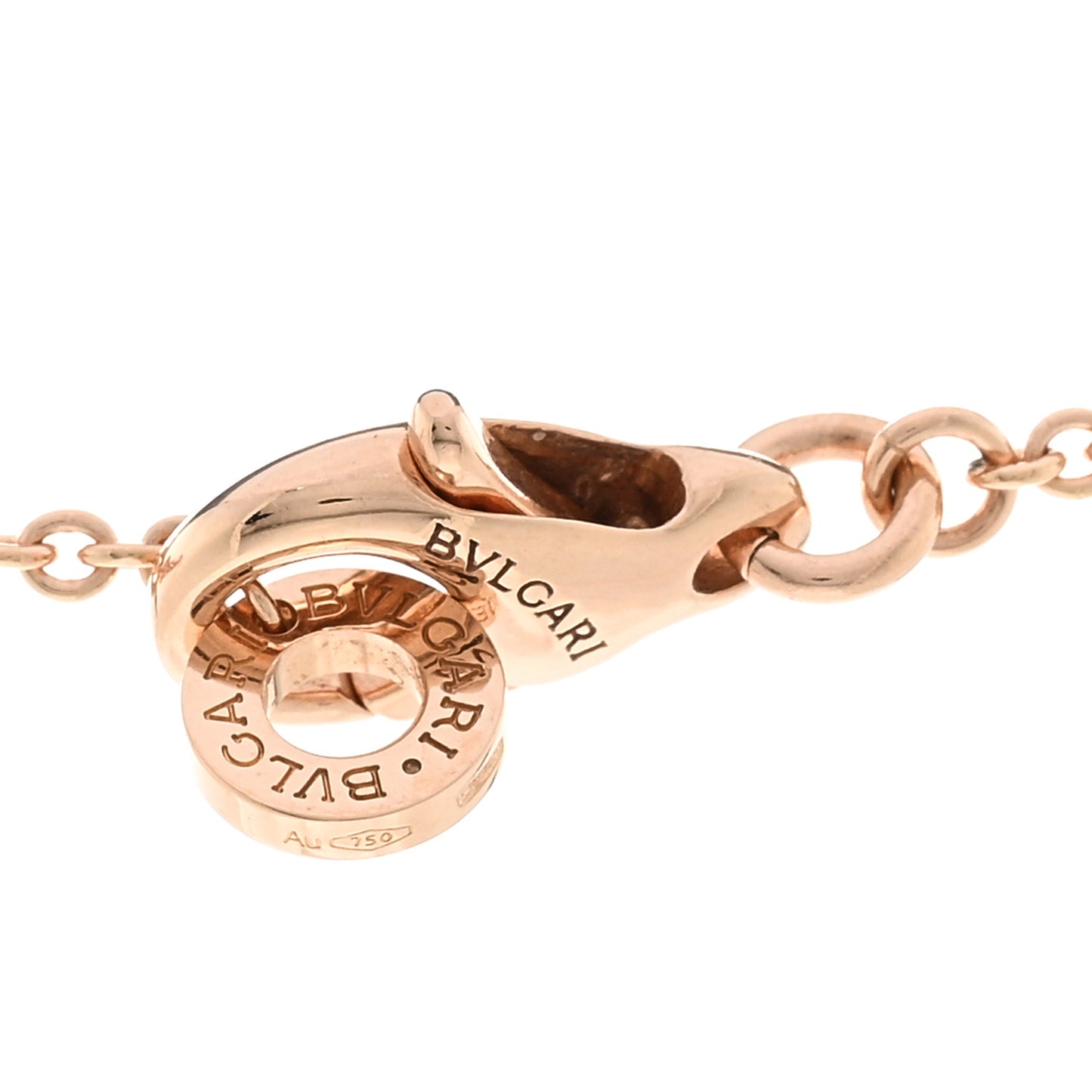 18K Rose Gold Black Ceramic B.Zero1 Pendant Necklace