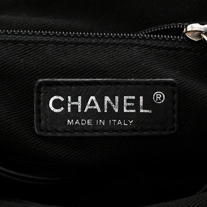 Chanel Calfskin Stitched Expandable Frame Bag Black 6 of 10
