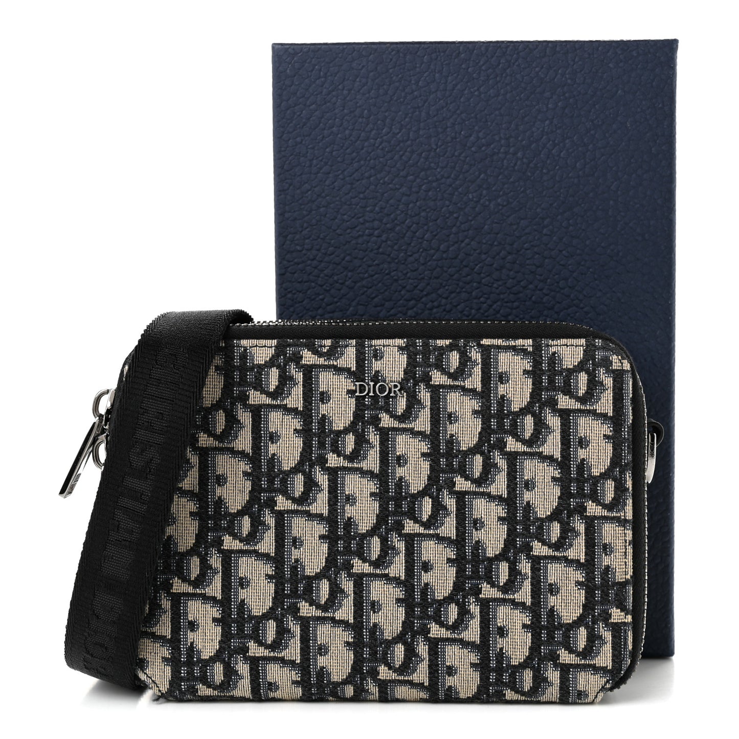 Oblique Pouch Navy Blue