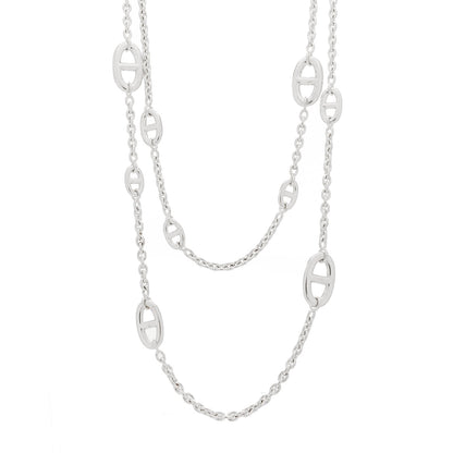 Hermes Sterling Silver Farandole Necklace 120 1 of 5
