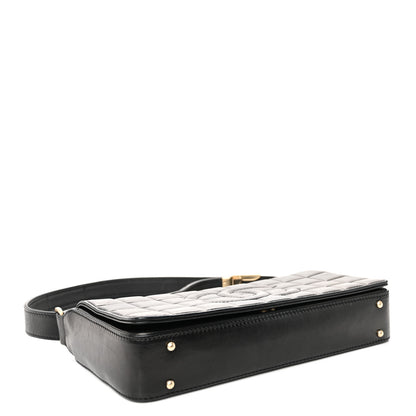 Chanel Lambskin Quilted CC Chocolate Bar Flap Black 4 of 10