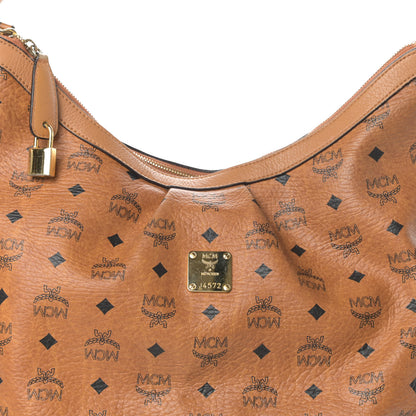 MCM Visetos Hobo Cognac 10 of 12