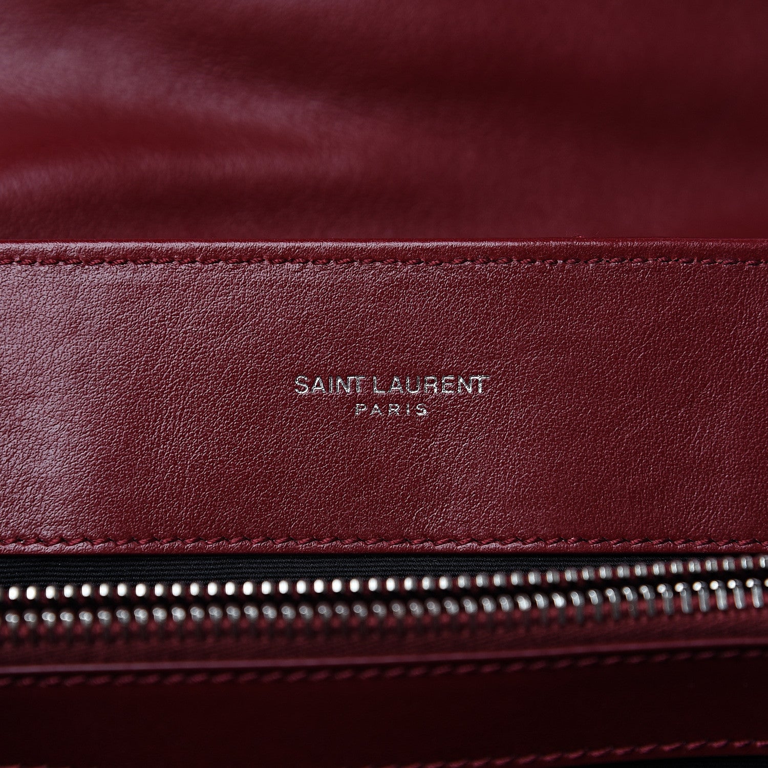 Saint Laurent Calfskin Y Quilted Monogram Medium Loulou Chain Satchel Palissandre 5 of 12