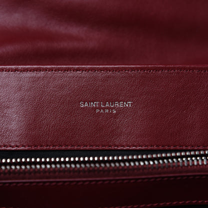 Saint Laurent Calfskin Y Quilted Monogram Medium Loulou Chain Satchel Palissandre 5 of 12