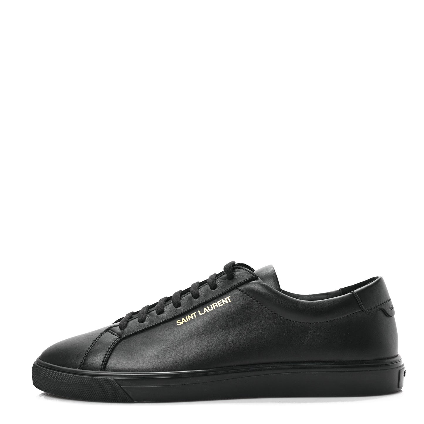 Calfskin Andy Low Top Sneakers 41 Black