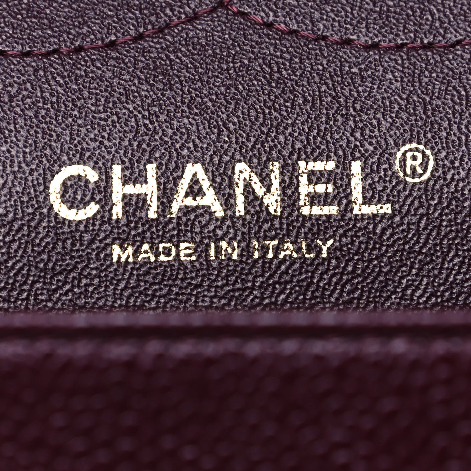 Chanel Caviar Quilted Jumbo Double Flap Burgundy 5 of 8