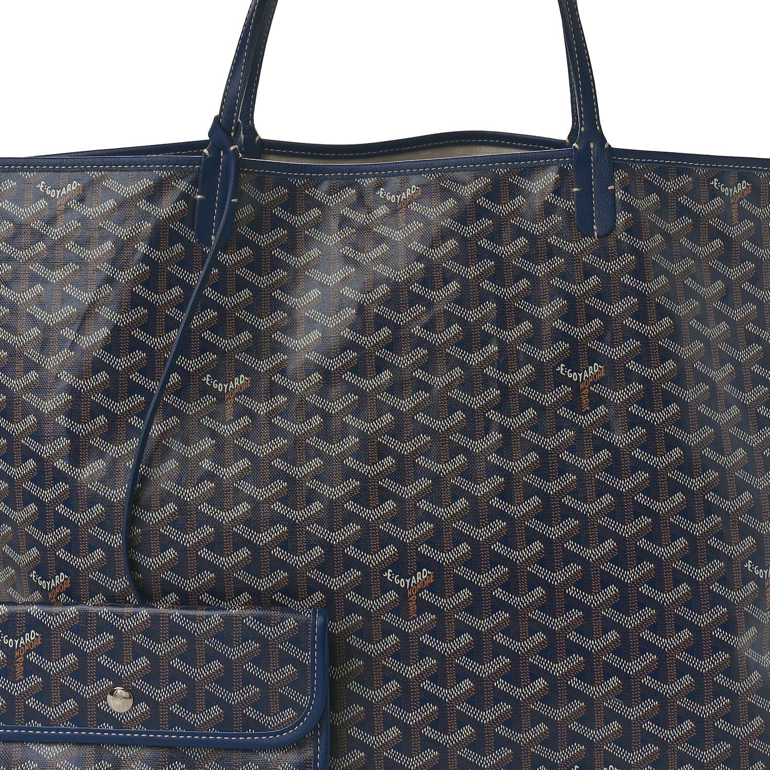 Goyard Goyardine Saint Louis GM Navy 8 of 10