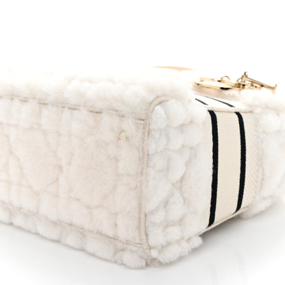 Christian Dior Shearling Cannage Medium Lady D- Lite Ecru 10 of 11