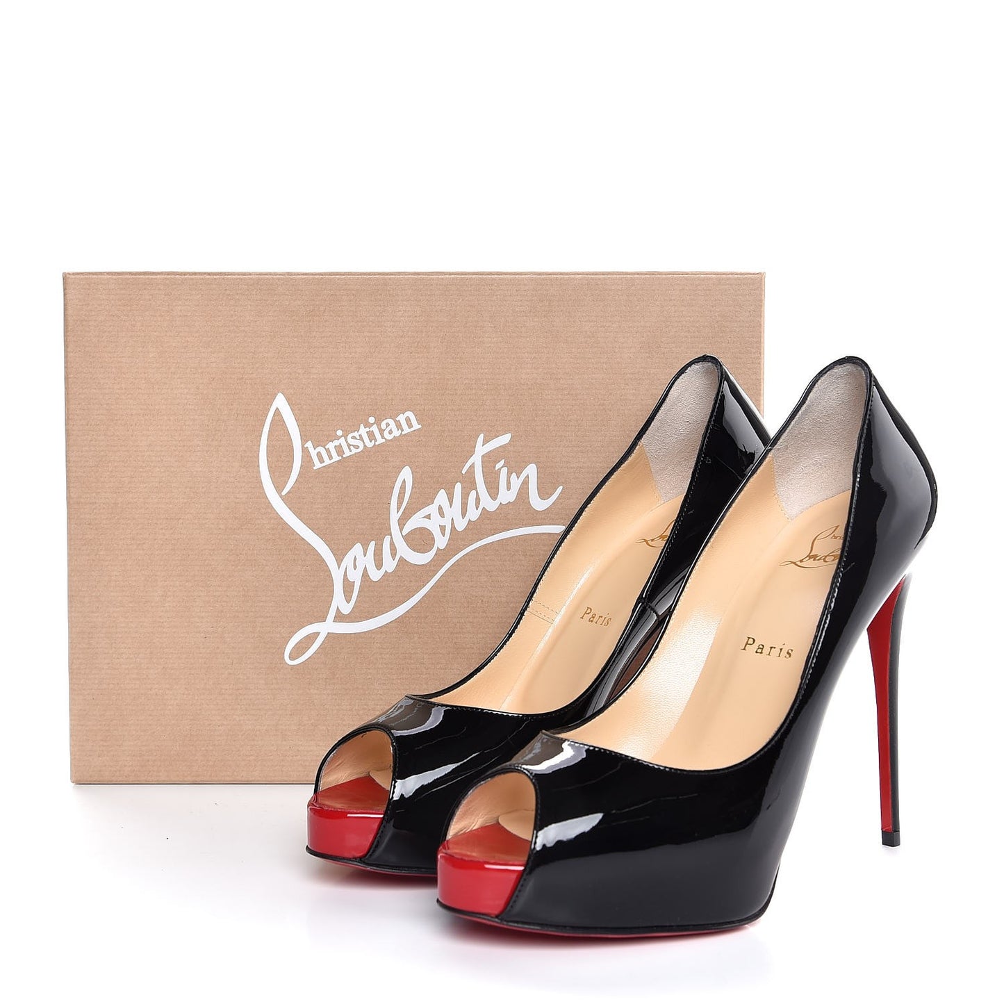Patent New Very Prive 120 Pumps 39 Black Red